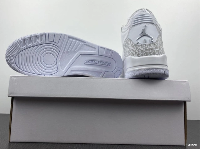 Rep MAX PS Retro 'Triple White' Jordan 3 429487-111 Air 0701